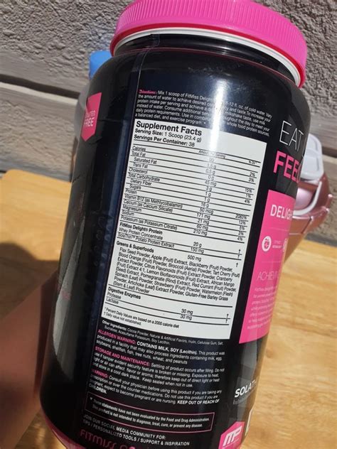 Fitmiss Delight Complete Protein Shake Review .